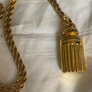 BALENCIAGA Gold Pendant Necklace